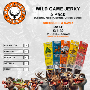 Exotic Jerky Experience Alligator to Camel (Monthly Subscription)